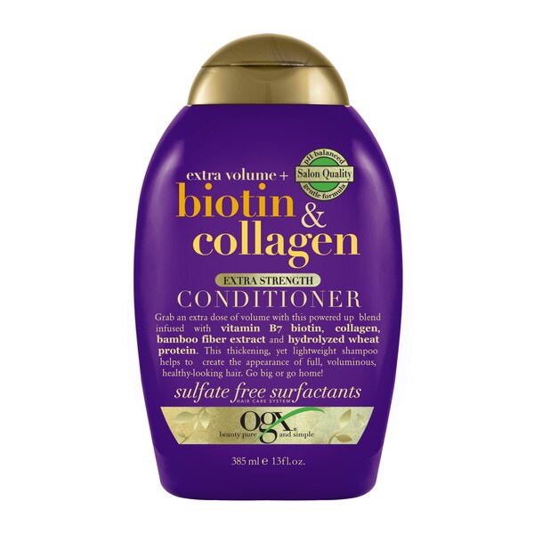 OGX Extra Strength Thick & Full + Biotin & Collagen Conditioner, 13 OZ