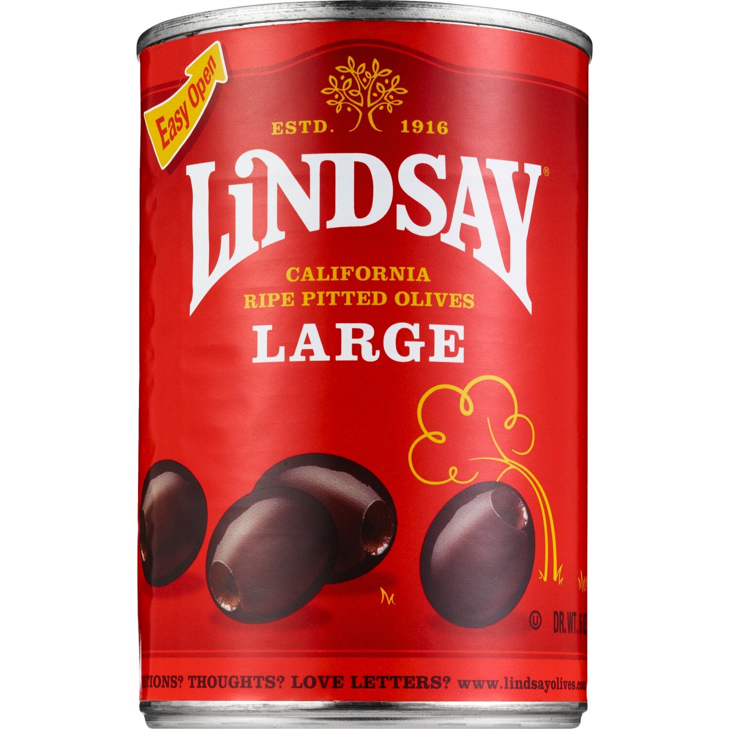 Lindsay Large California Ripe Pitted Olives