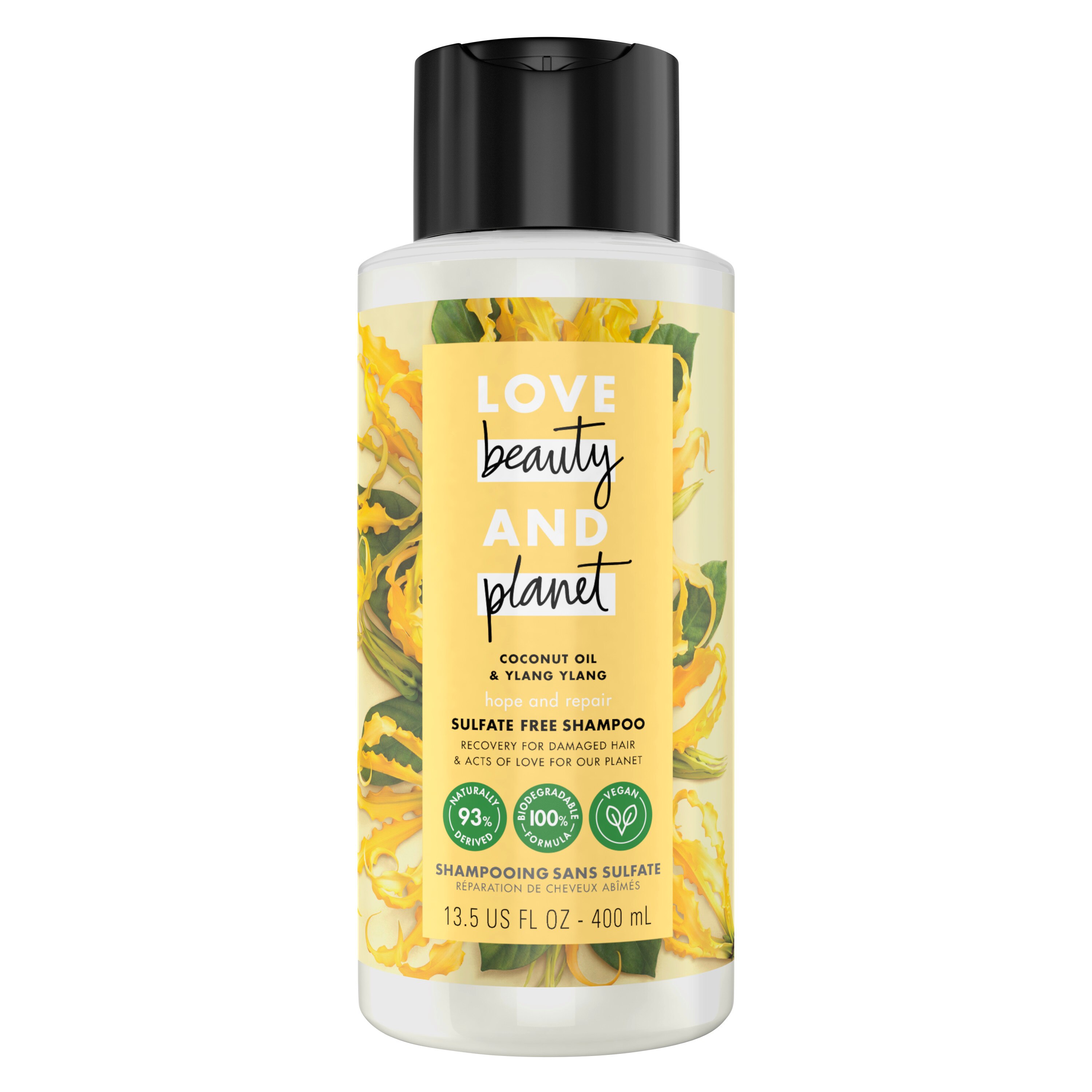 Love Beauty & Planet Hope and Repair Coconut Oil & Ylang Ylang Shampoo, 13.5 OZ