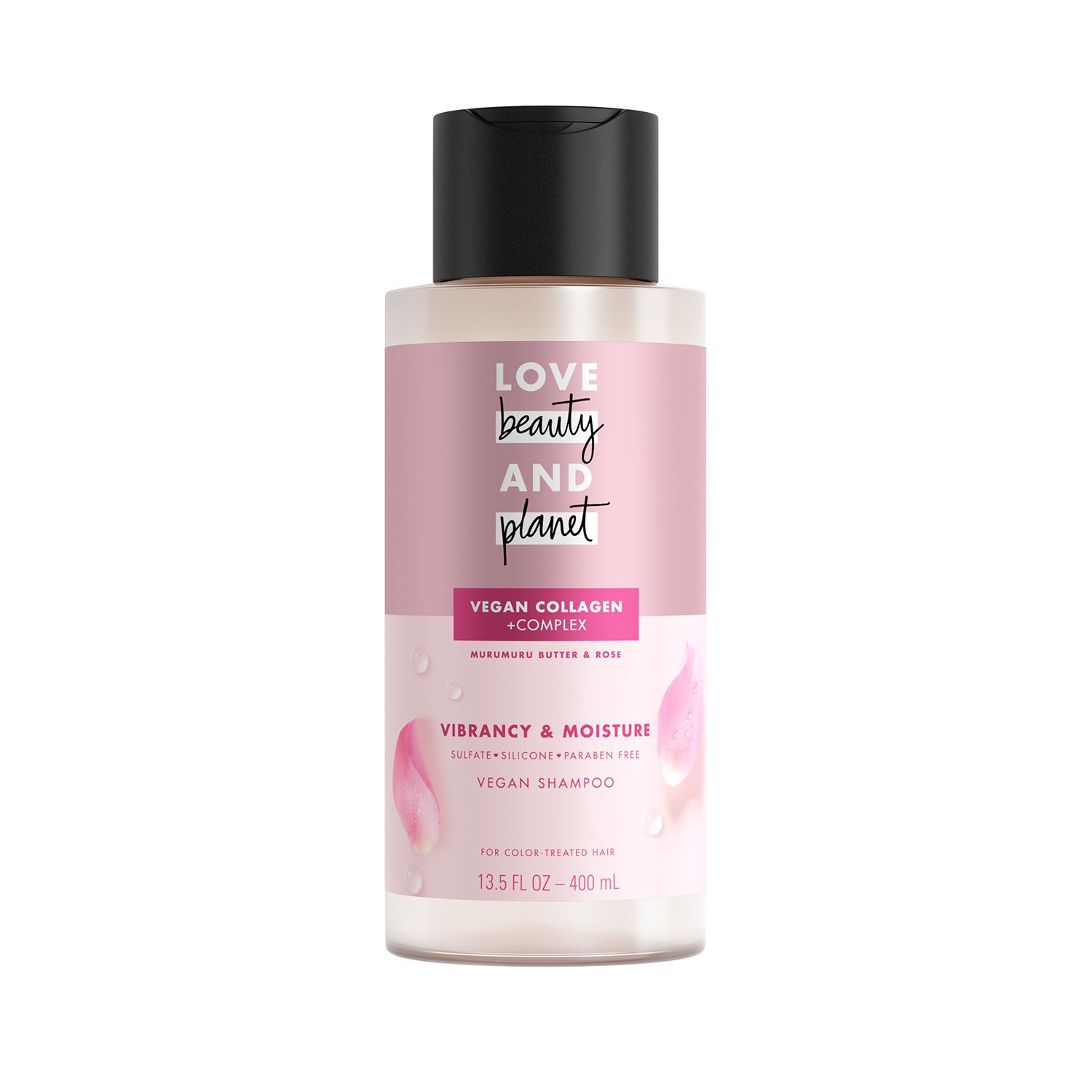 Love Beauty And Planet Murumuru Butter & Rose Blooming Color Shampoo, 13.5 OZ