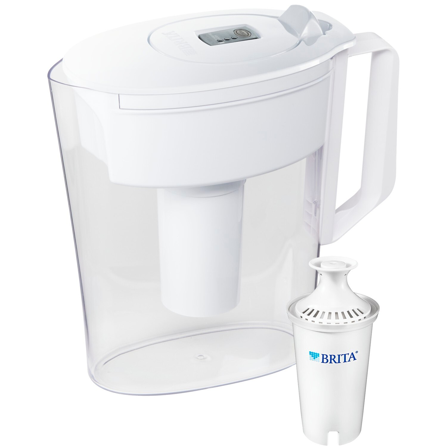 Brita Small 6 Cup Water Filter Pitcher with 1 Standard Filter, BPA Free