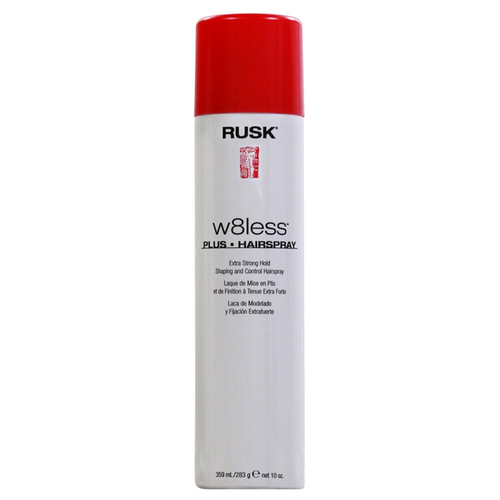 Rusk Designer Collection W8less Plus Extra Strong Hold Shaping and Control Hair Spray