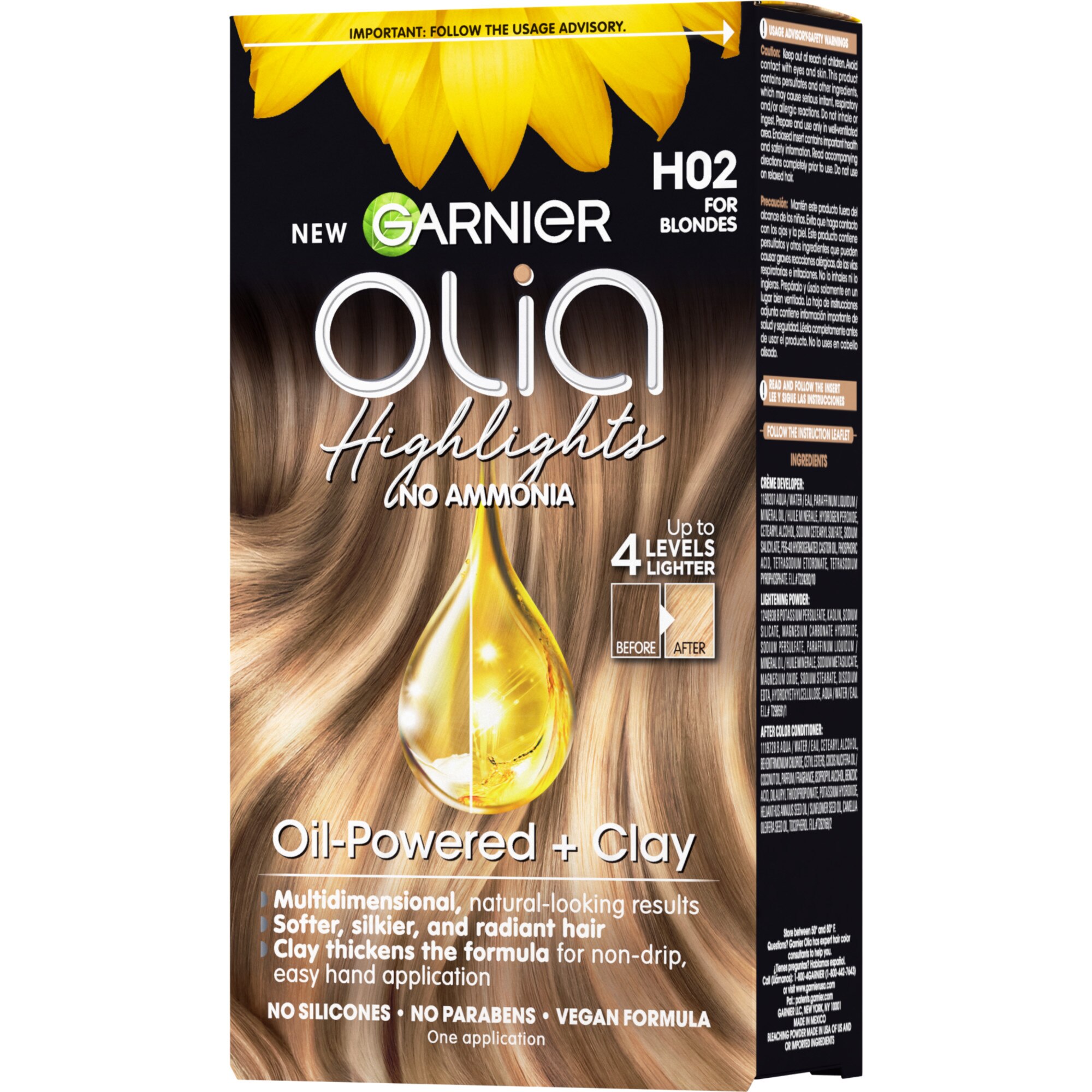 Garnier Olia Oil Powered Ammonia Free Highlights Kit