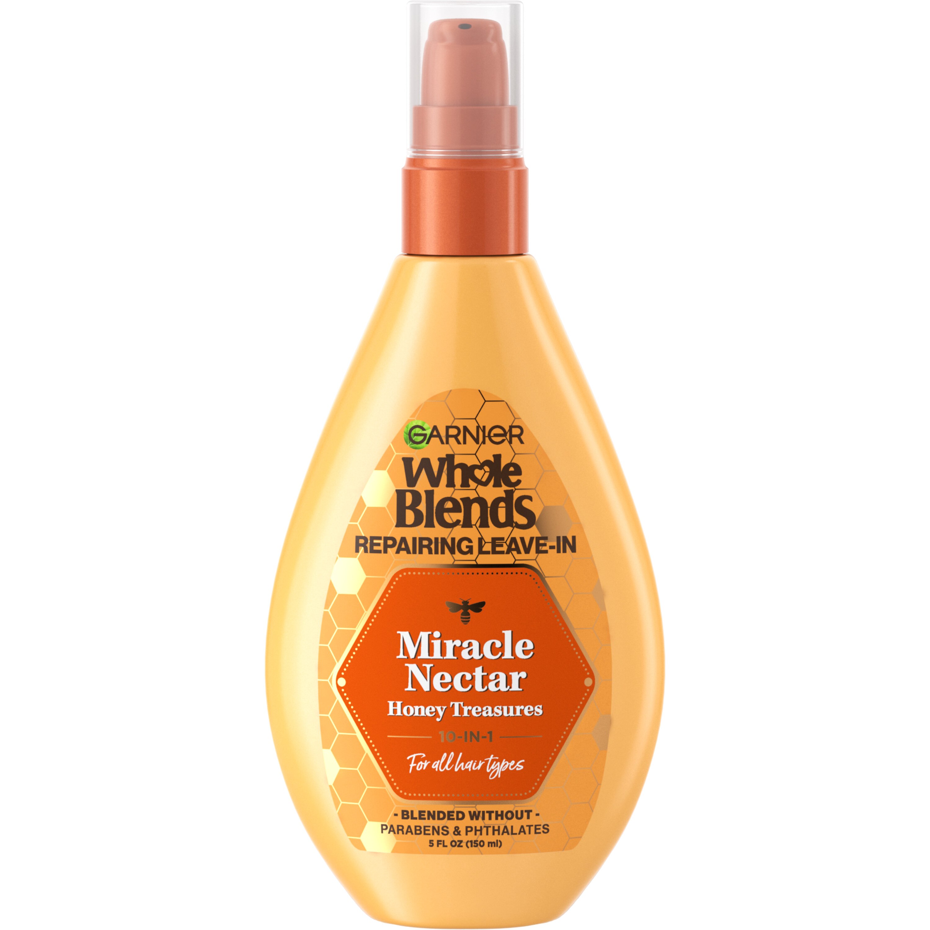 Garnier Whole Blends Leave-In Miracle Nectar Honey Treasures Treatment, 5 OZ