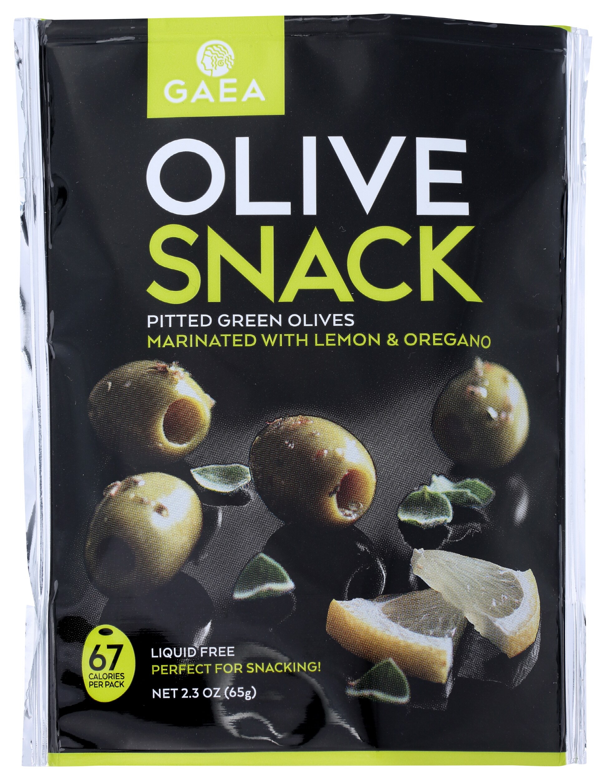 Gaea Green Olive Snack, 2.3 oz