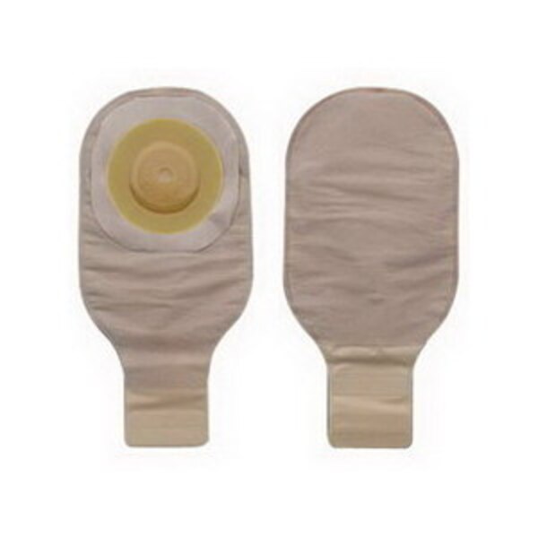 Hollister Premier 1-Piece Cut-to-Fit Convex Drainable Pouch Up to 1 in. Stoma Beige, 5CT