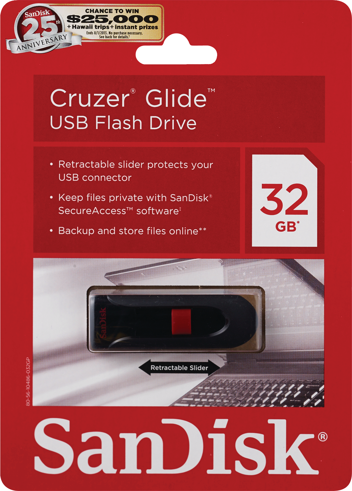 SanDisk Cruzer Glide USB Flash Drive