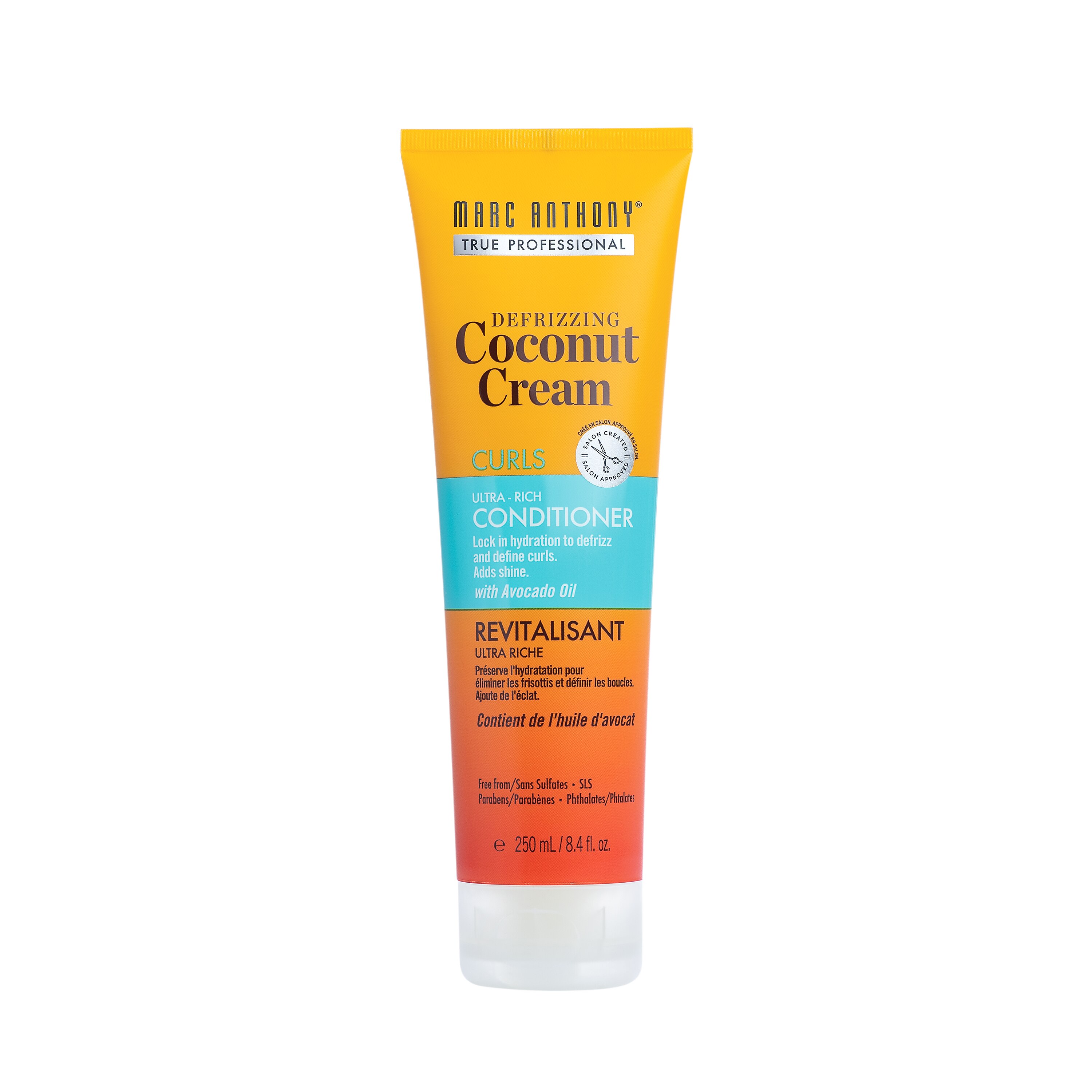 Marc Anthony Defrizzing Coconut Cream Curls Conditioner, 8.4 OZ