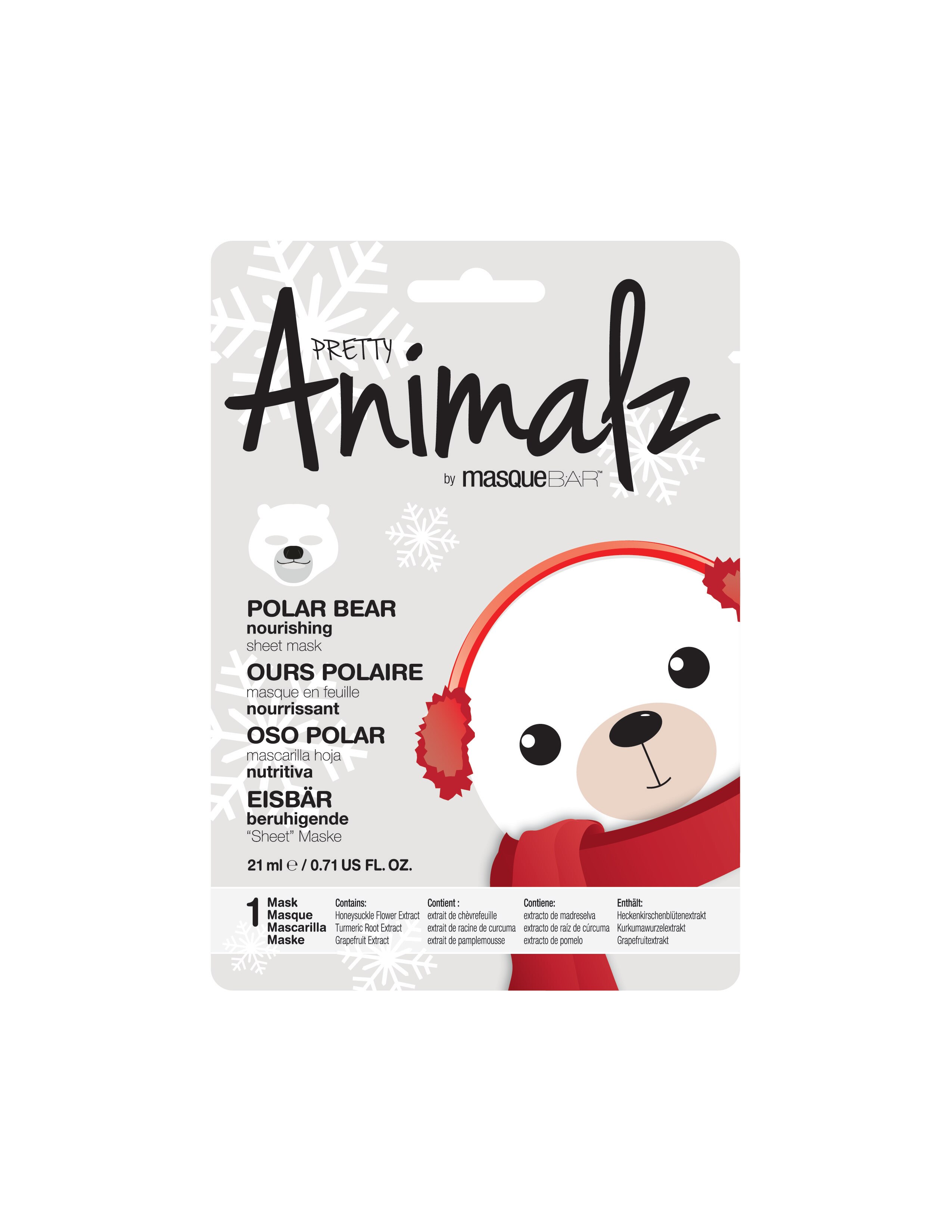 Pretty Animalz by Masque Bar Polar Bear Sheet Mask