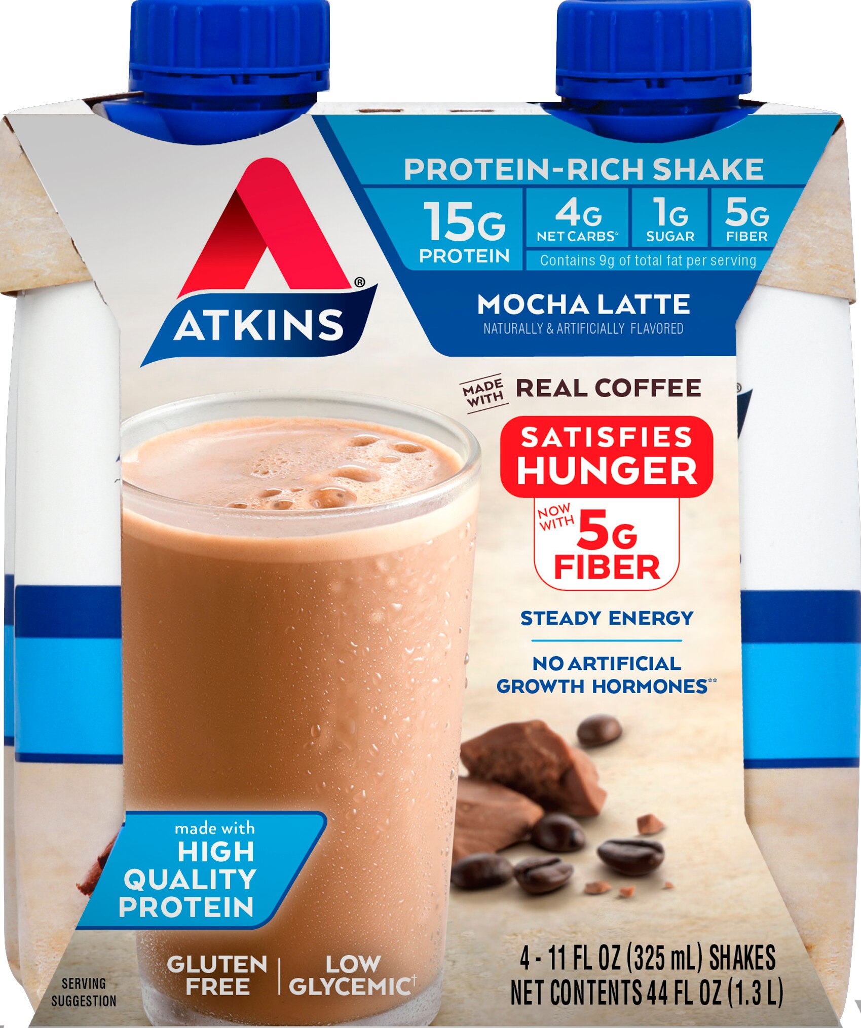 Atkins Protein Shake, 4pk