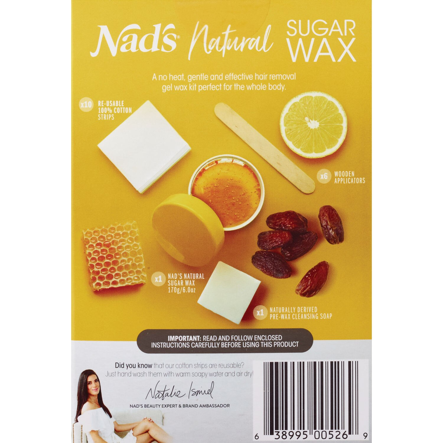 Nad's 100% Natural Sugar Wax