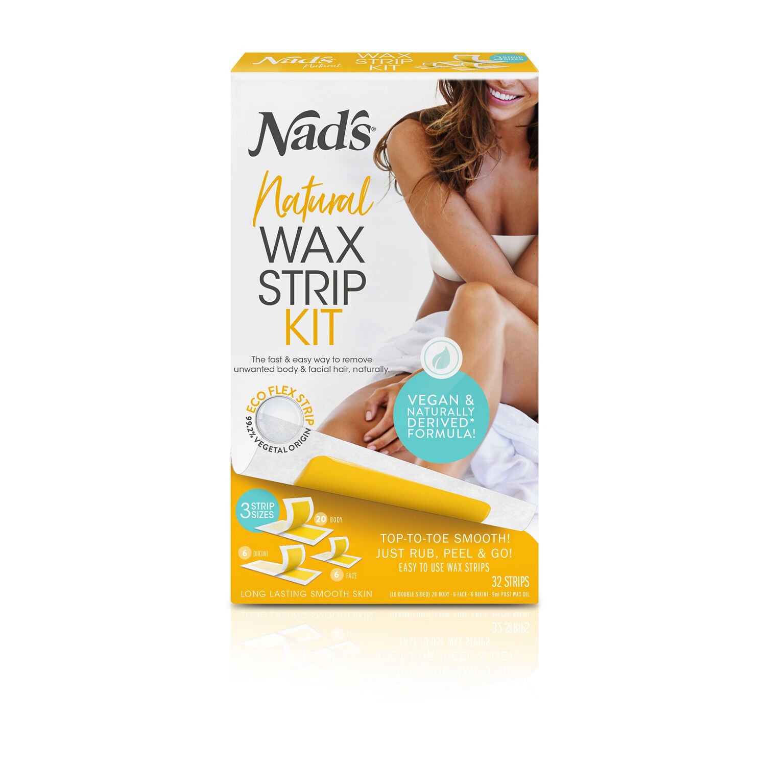 Nad's Natural Wax Strip Kit