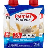 Premier Protein High Protein Shake, Vanilla, 4 CT, thumbnail image 1 of 1