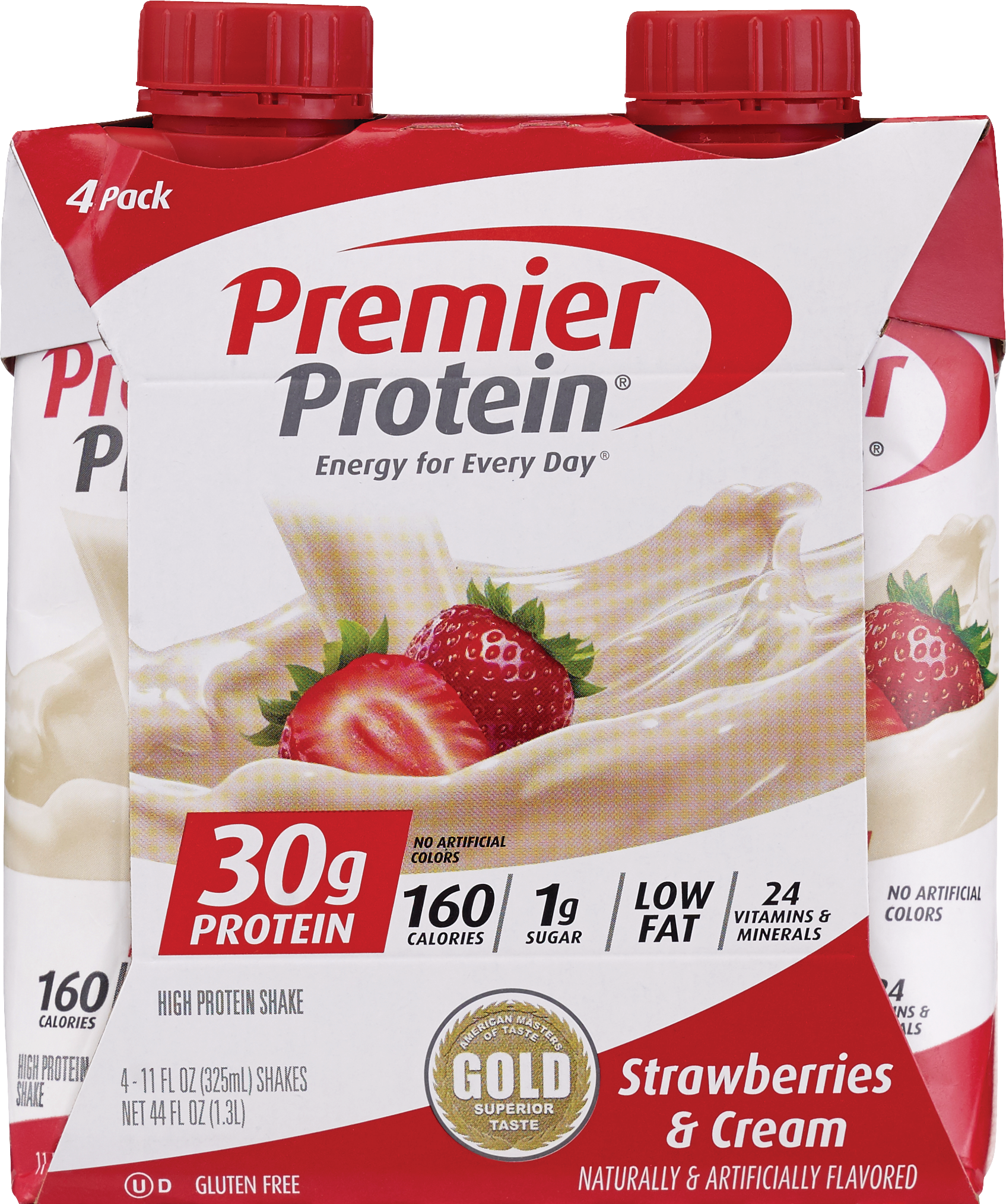 Premier Protein High Protein Shake 4CT, Strawberry