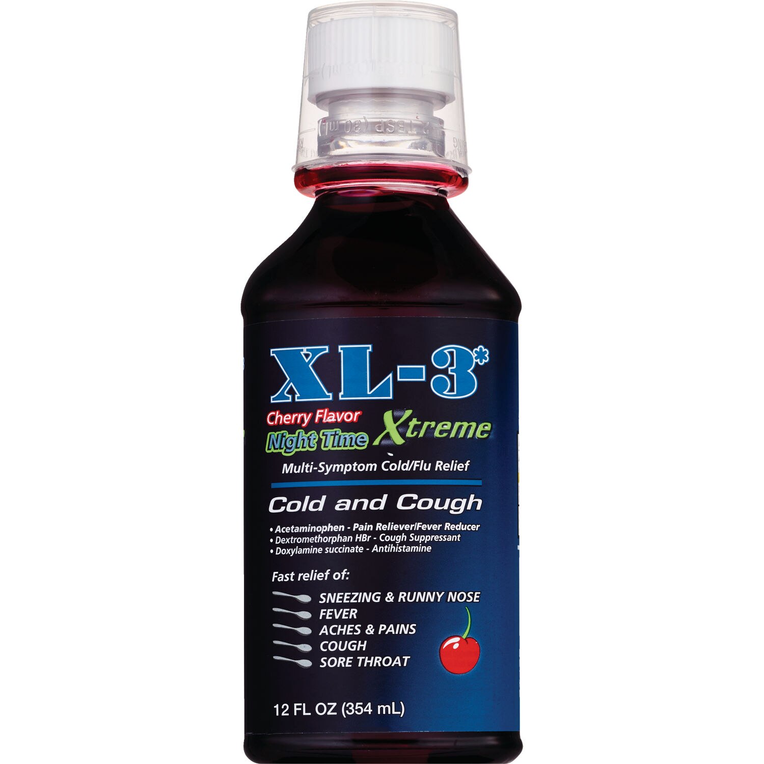 XL-3 Day Time Cold Medicine, Non-Drowsy Cold & Flu Relief