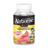 Airborne Kids Immune Support Vitamin C Gummies, Assorted Fruit Flavor, 42 CT, thumbnail image 1 of 8