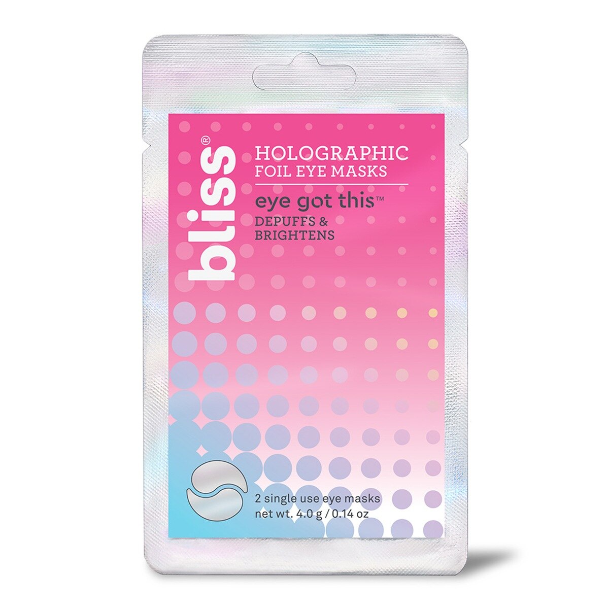 Bliss Eye Got This: Holographic Foil Eye Mask