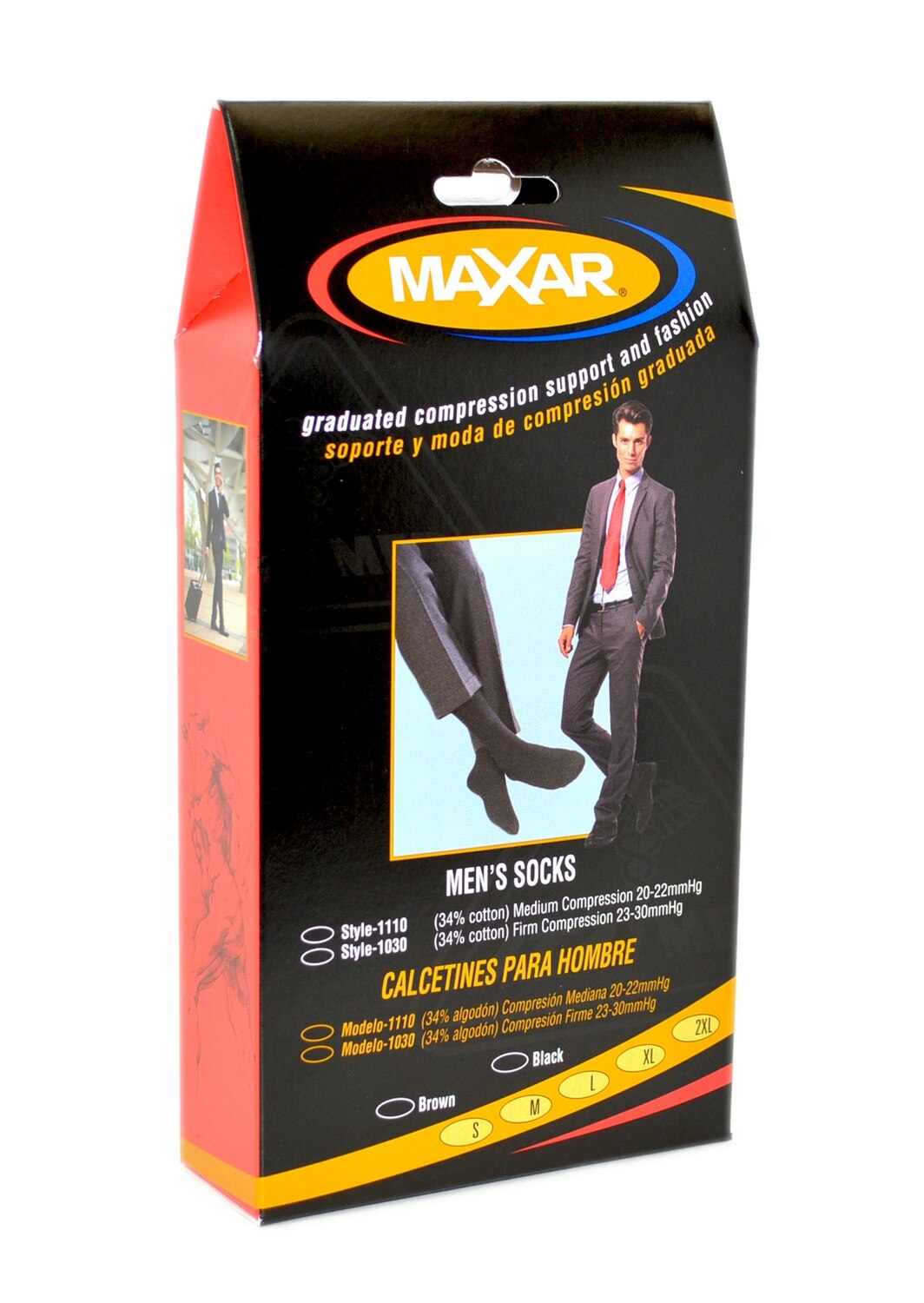 Maxar Men's Trouser Support Socks