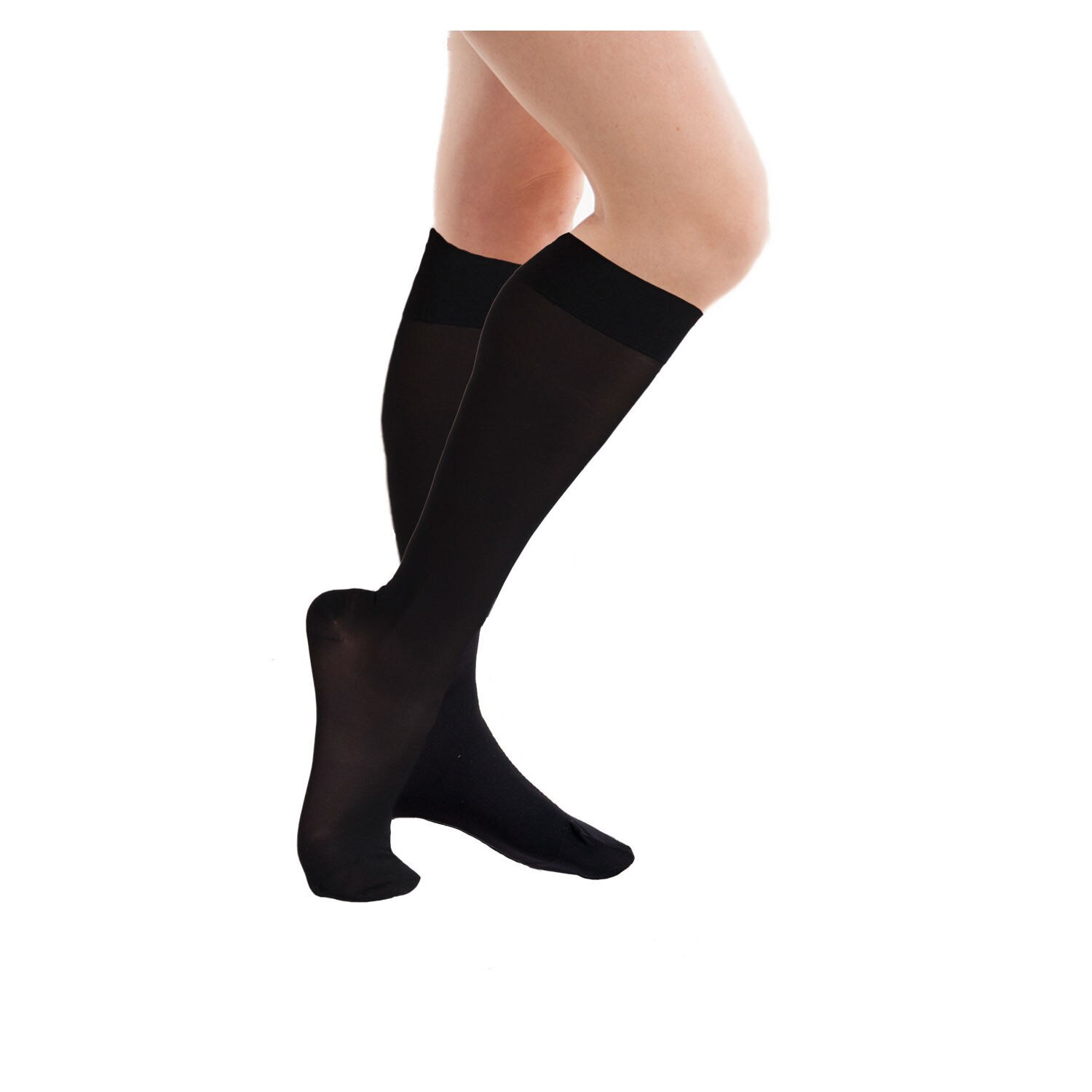 ITA-MED Firm Sheer Compression Knee High Stockings