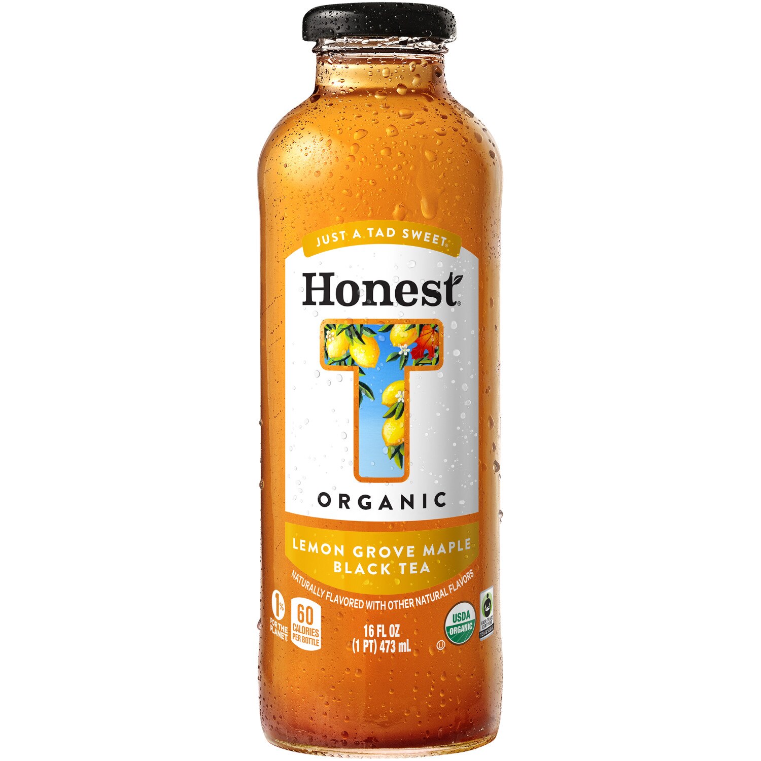 Honest Tea Organic Lemon Grove Maple Black Tea, 16 fl oz