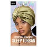 Donna Reversible Silky Satin Sleep Turban, thumbnail image 1 of 3