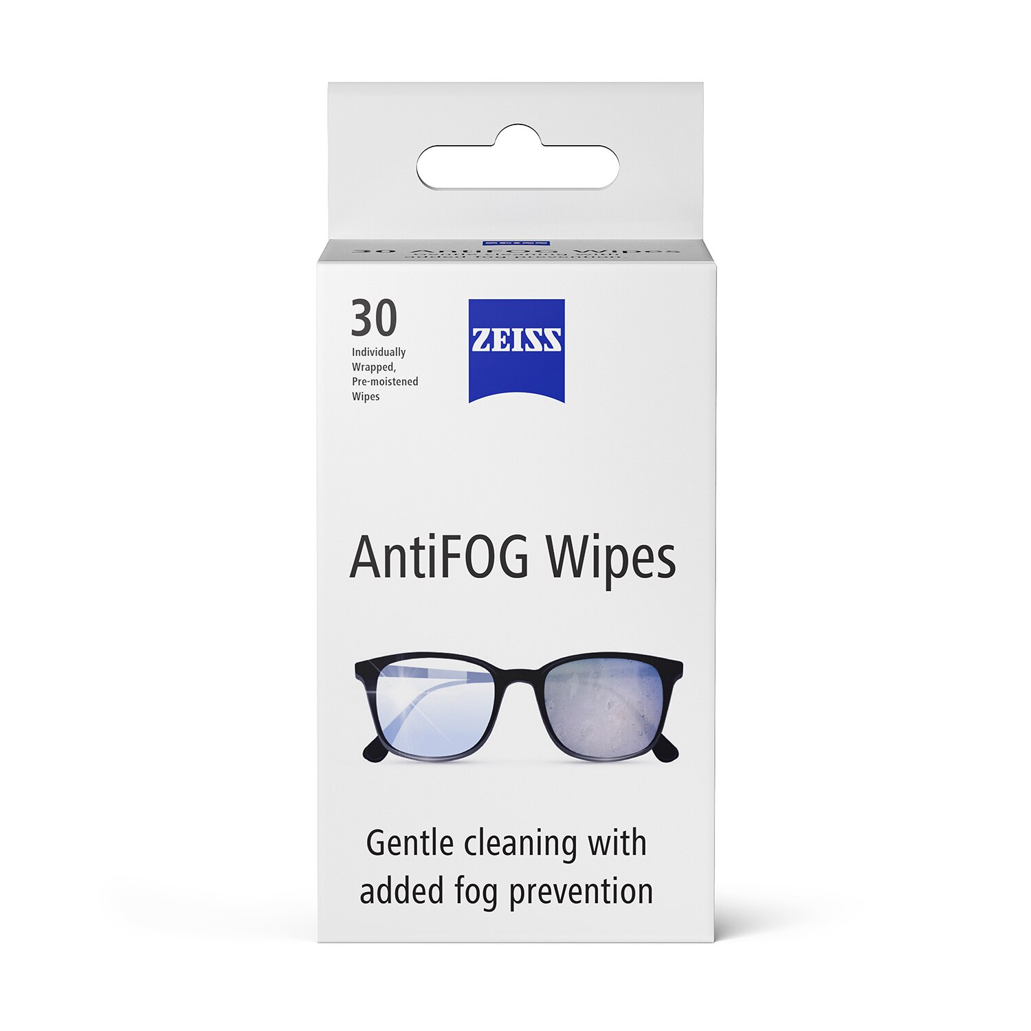 ZEISS AntiFOG Wipes, 30 CT