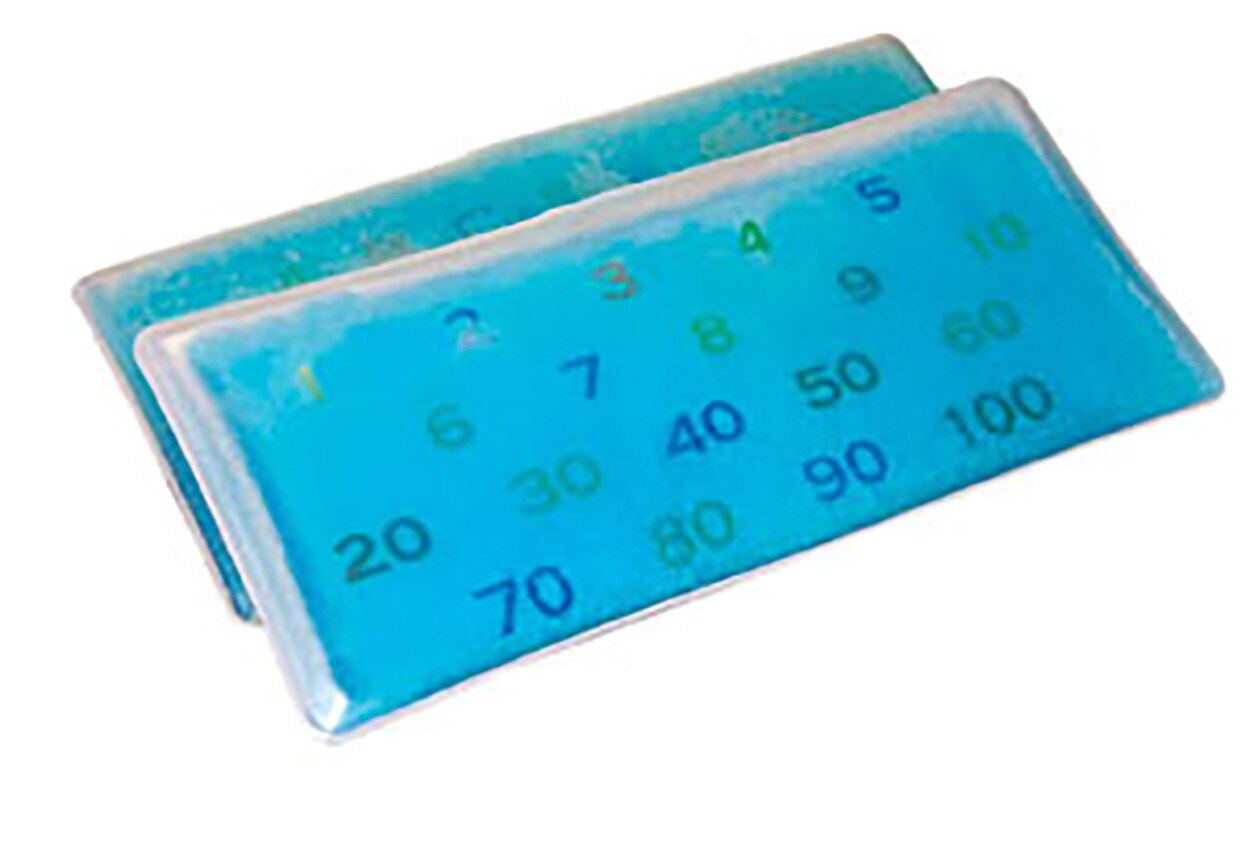 Skil-Care Numbers in Order Gel Pack, Light Blue