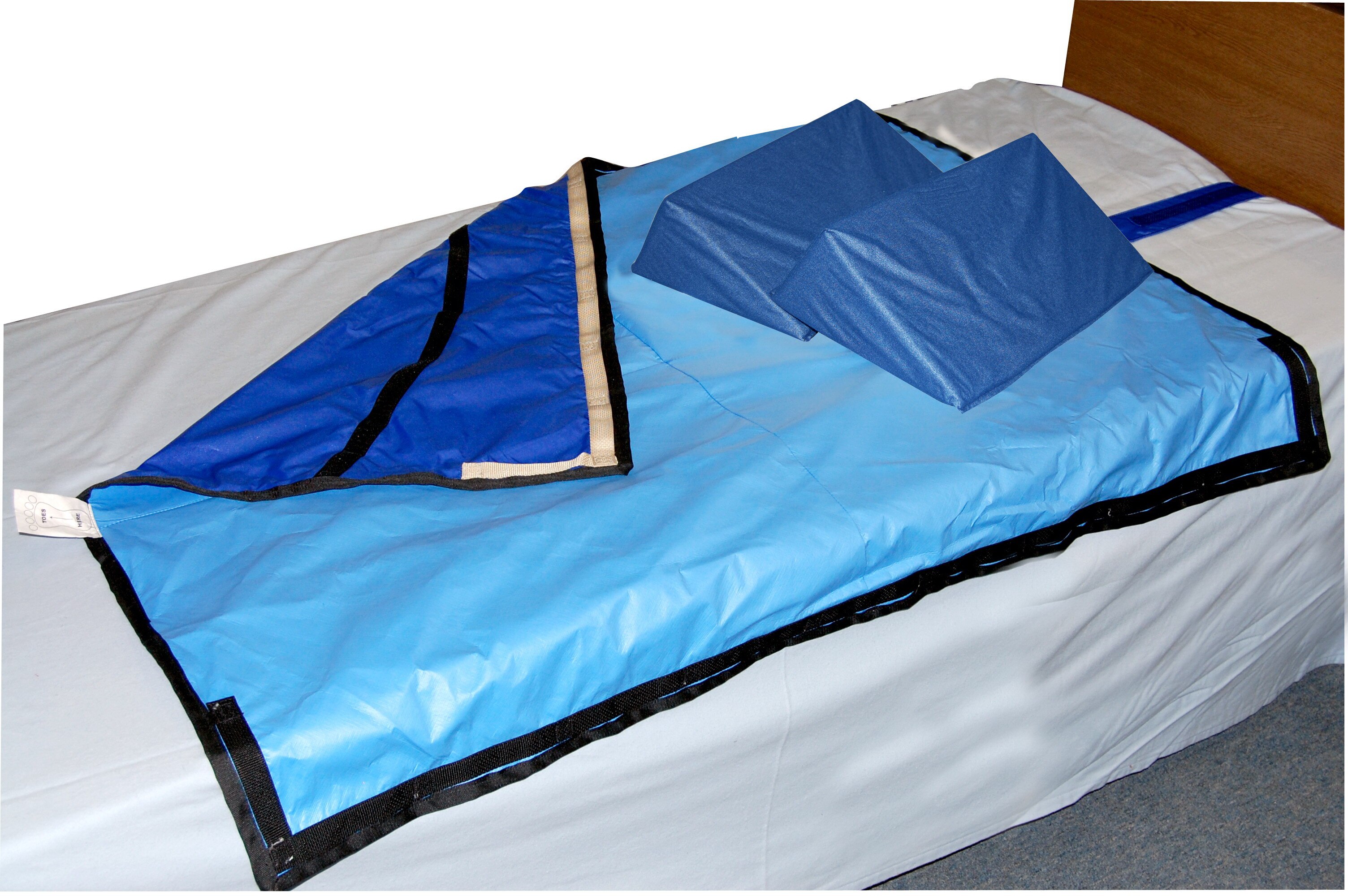 Skil-Care 30 Bed System with Two 17 in. Wedges and 50 x 38 in. Nylon Sheet