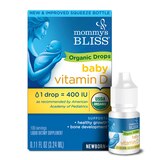 Mommy's Bliss Organic Baby Vitamin D Drops, 0.11 FL OZ, thumbnail image 1 of 5