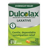 Dulcolax Stimulant Laxative Tablets, Overnight Relief, thumbnail image 1 of 6