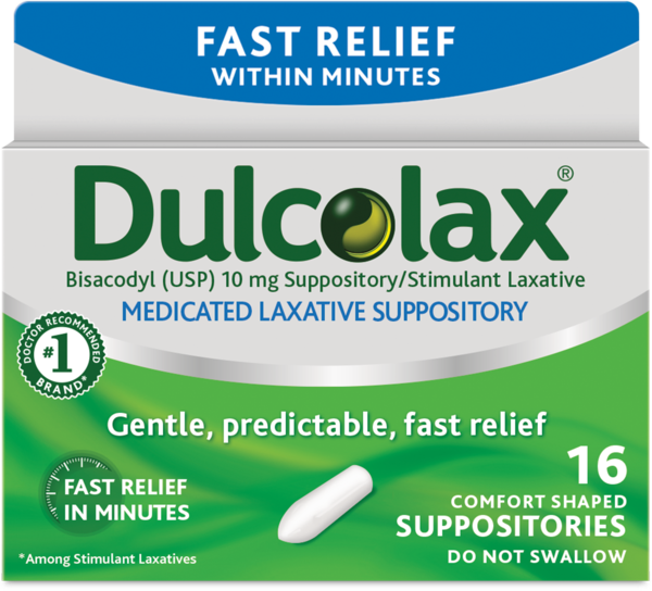 Dulcolax Medicated Stimulant Laxative Suppositories