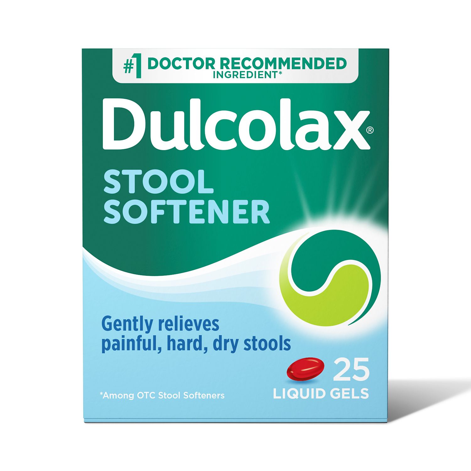 Dulcolax Stool Softener Gentle Relief Liquid Gels