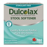 Dulcolax Stool Softener Gentle Relief Liquid Gels, thumbnail image 1 of 8