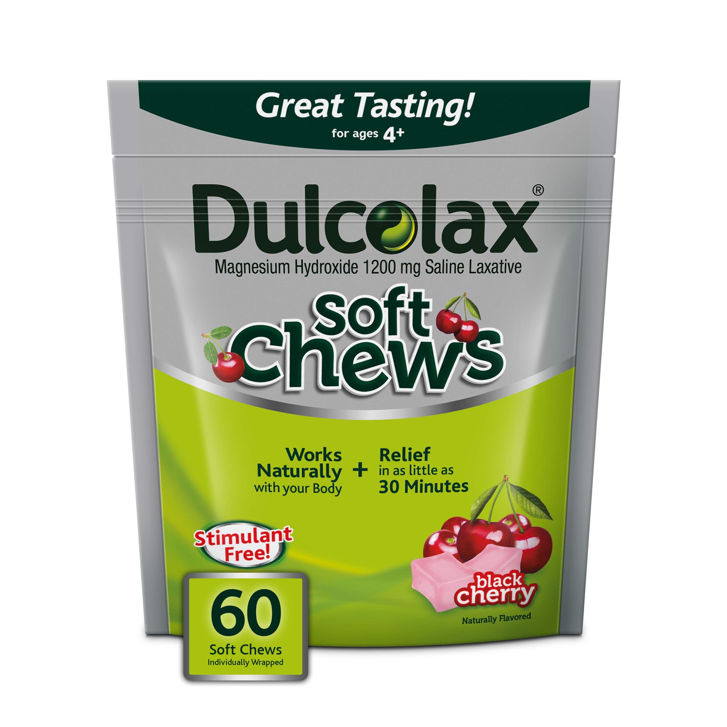 Dulcolax Soft Chews Laxative Constipation Relief, 60 CT