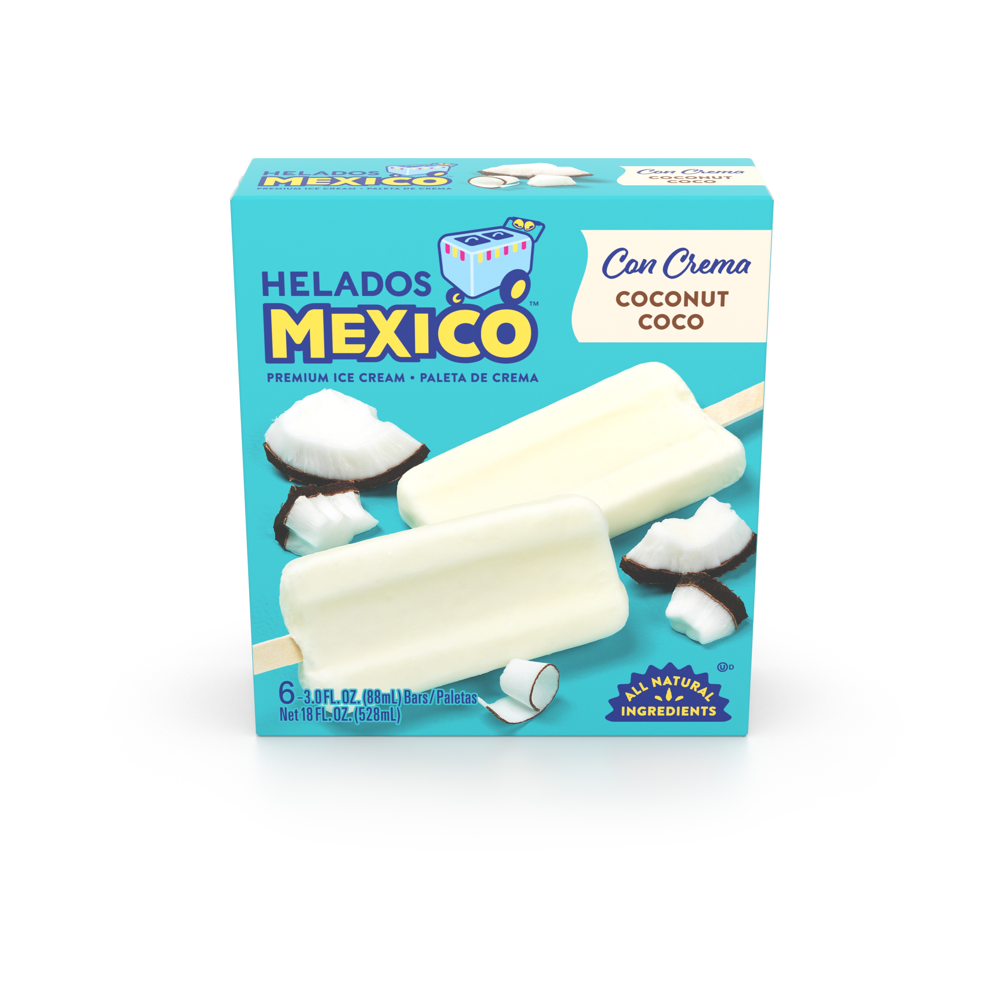 Coconut Cream Paletas, 6 ct, 18 oz