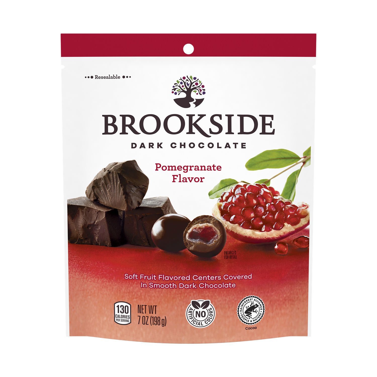 Brookside Dark Chocolate Snack with Pomegranate Flavored Center, 7 oz