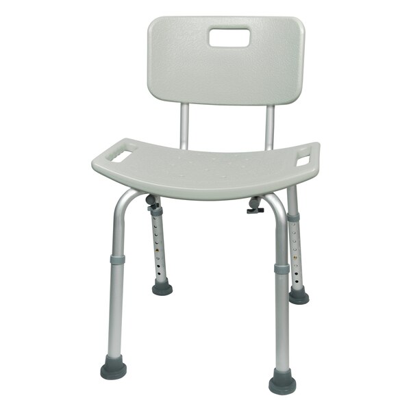 McKesson Bath Bench 19-1/4 Inch Seat Width 300 lbs. Weight Capacity, Gray