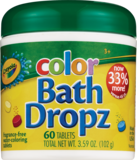 Crayola Color Bath Dropz, 60 Tablets, thumbnail image 1 of 2