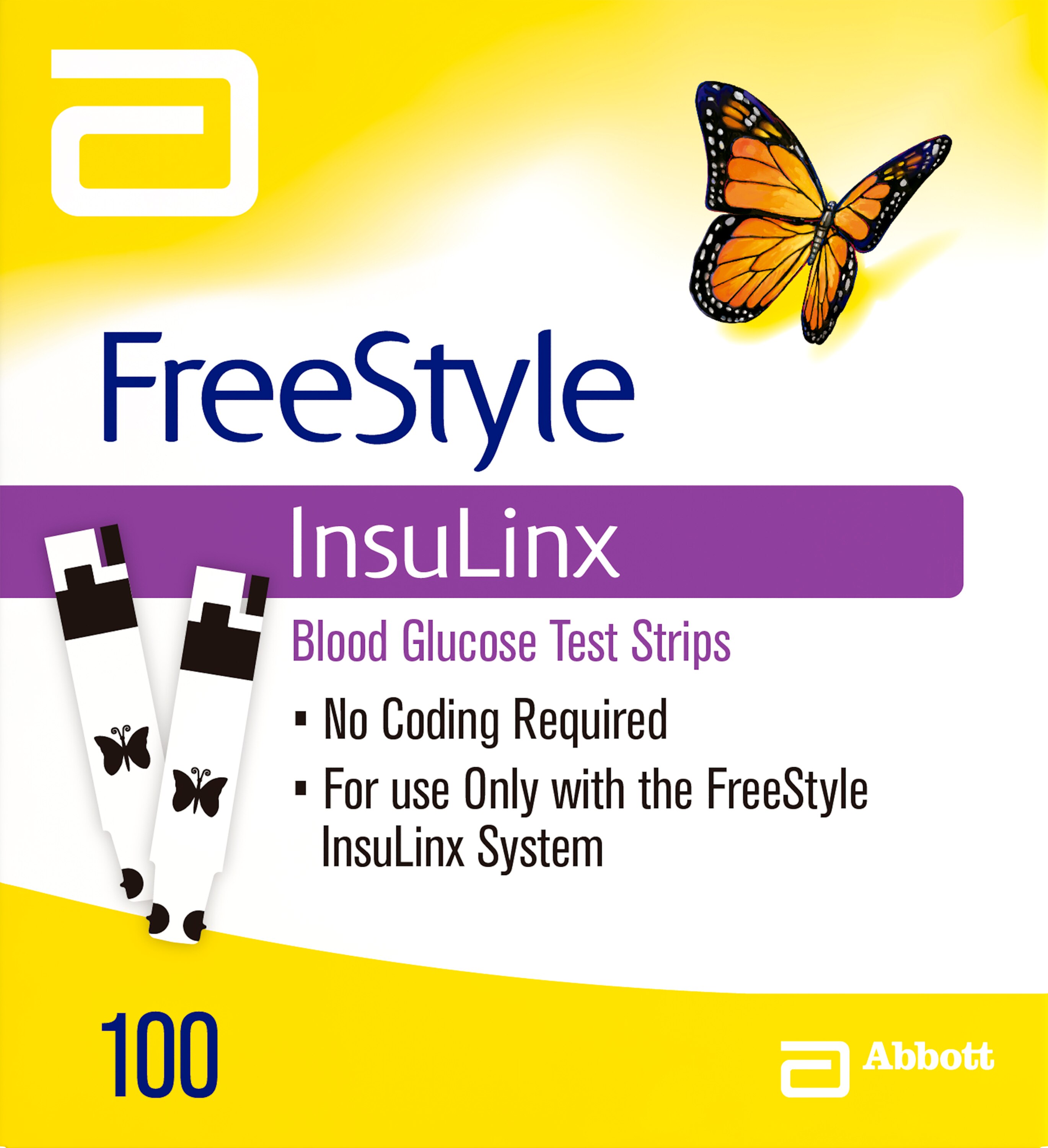 Freestyle InsuLinx Blood Glucose Test Strips