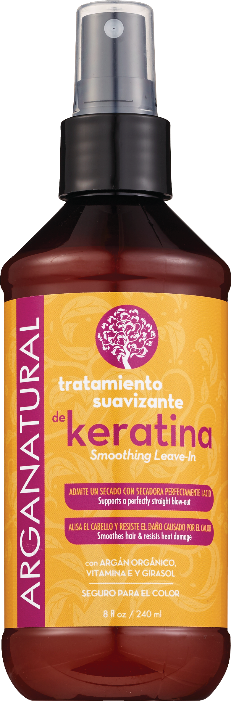 Argan Keratin Smoothing Leave-in Conditioner, 8 OZ