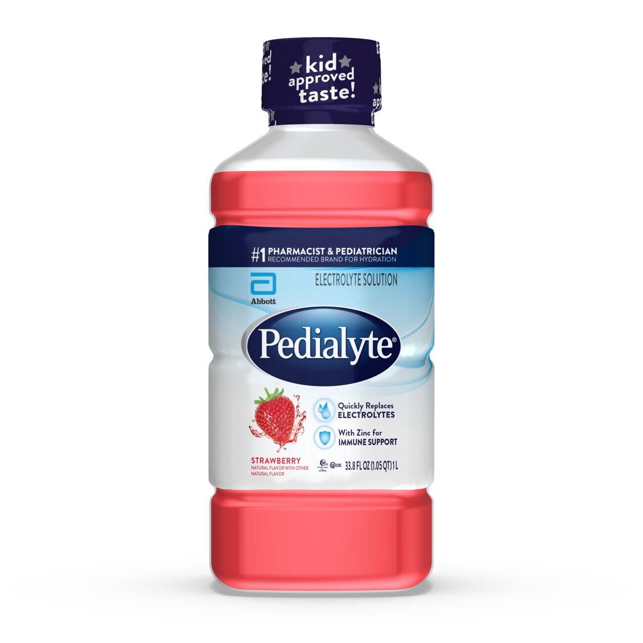 Pedialyte Electrolyte Solution, 33.8 OZ