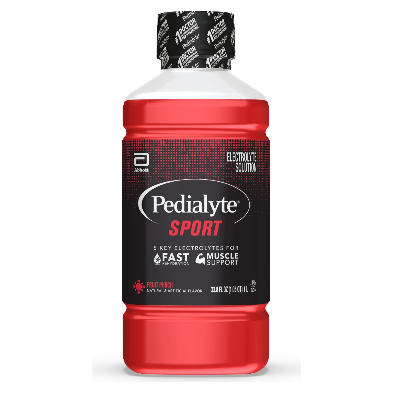 Pedialyte Sport Electrolyte Solution Ready-to-Drink, 33.8 OZ