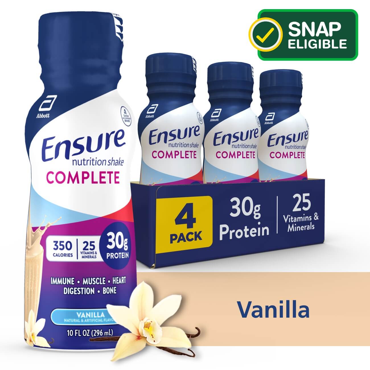 Ensure COMPLETE Nutrition Shake, 10 OZ, 4 CT