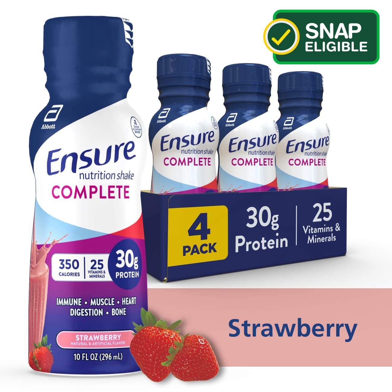 Ensure COMPLETE Nutrition Shake, 10 OZ, 4 CT