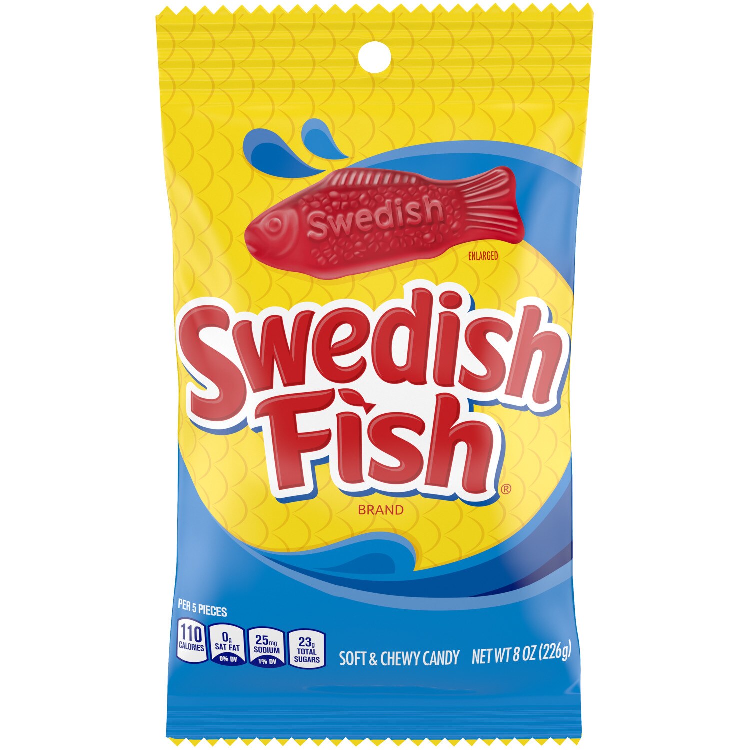 Swedish Fish Soft & Chewy Candy, 8 oz