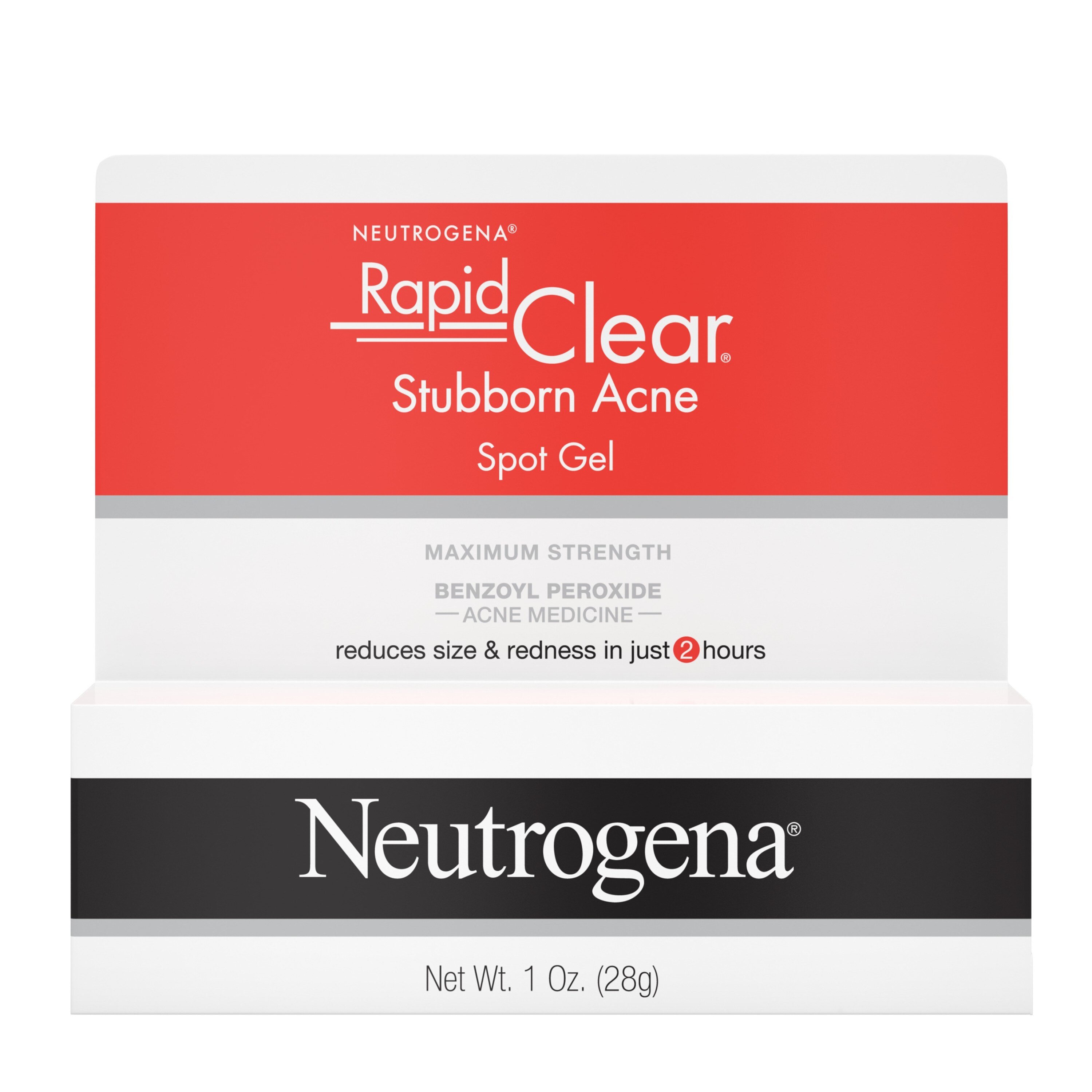 Neutrogena Rapid Clear Stubborn Acne Medicine Spot Treatment Gel, 1 OZ