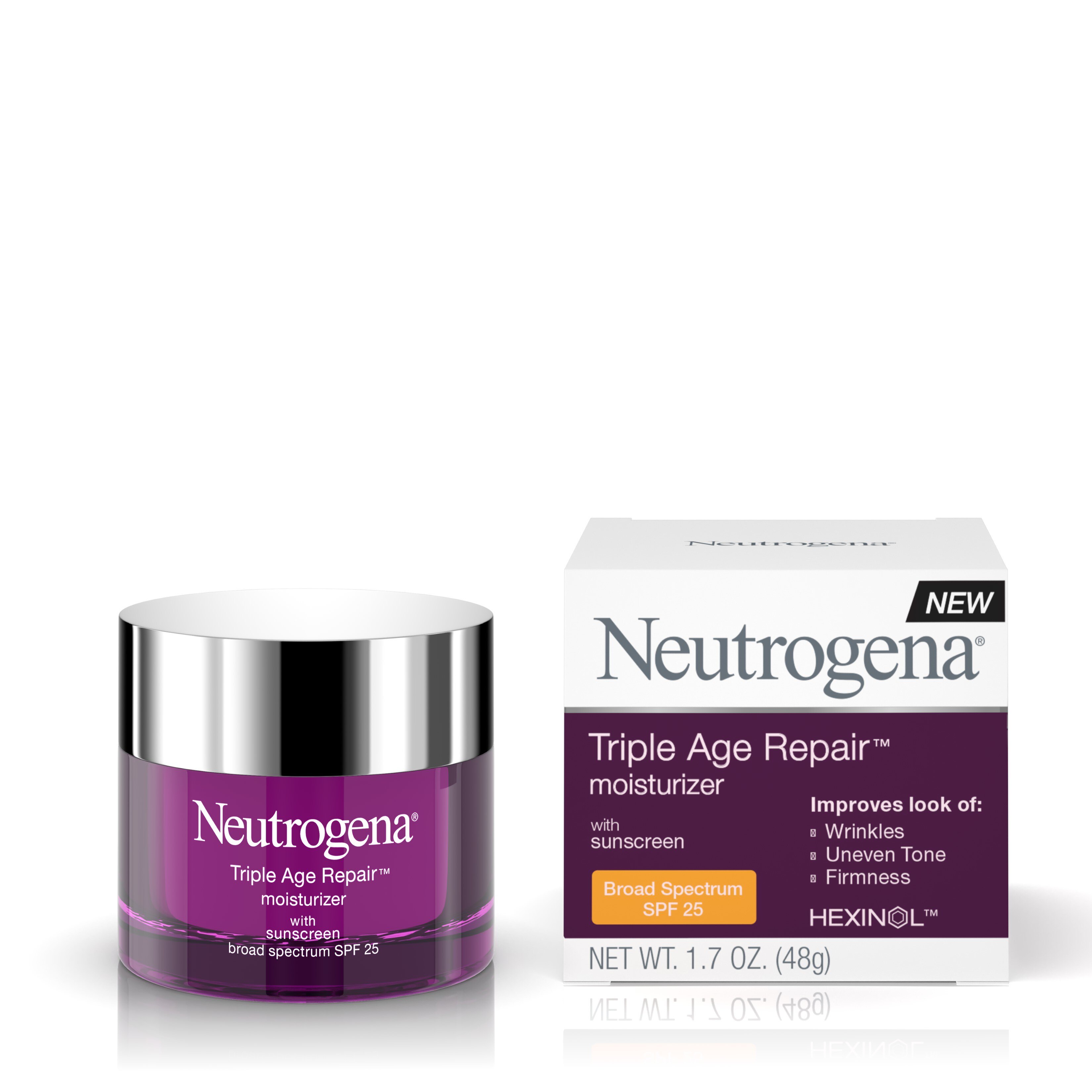 Neutrogena Triple Age Repair Moisturizer SPF 25, 1.7 OZ