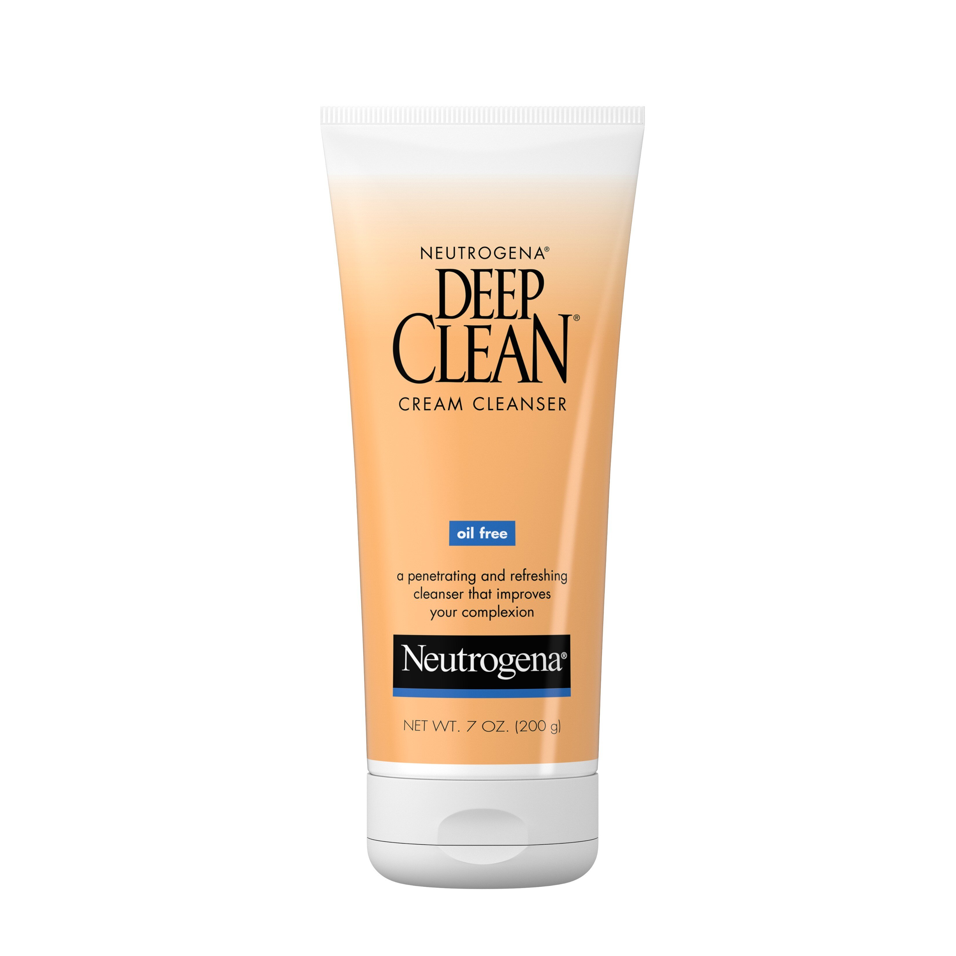 Neutrogena Deep Clean Oil-Free Daily Facial Cream Cleanser, 7 OZ