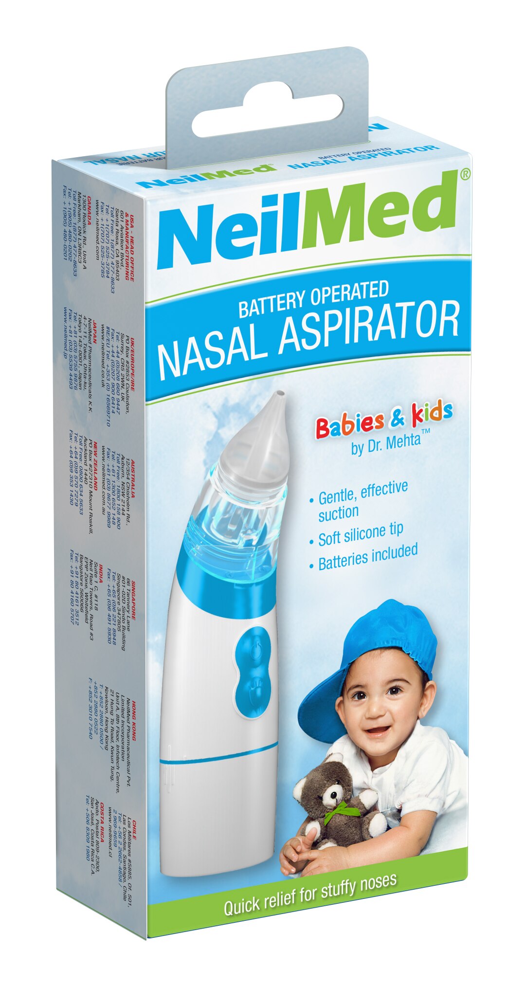 NeilMed Battery Operated Nasal Aspirator