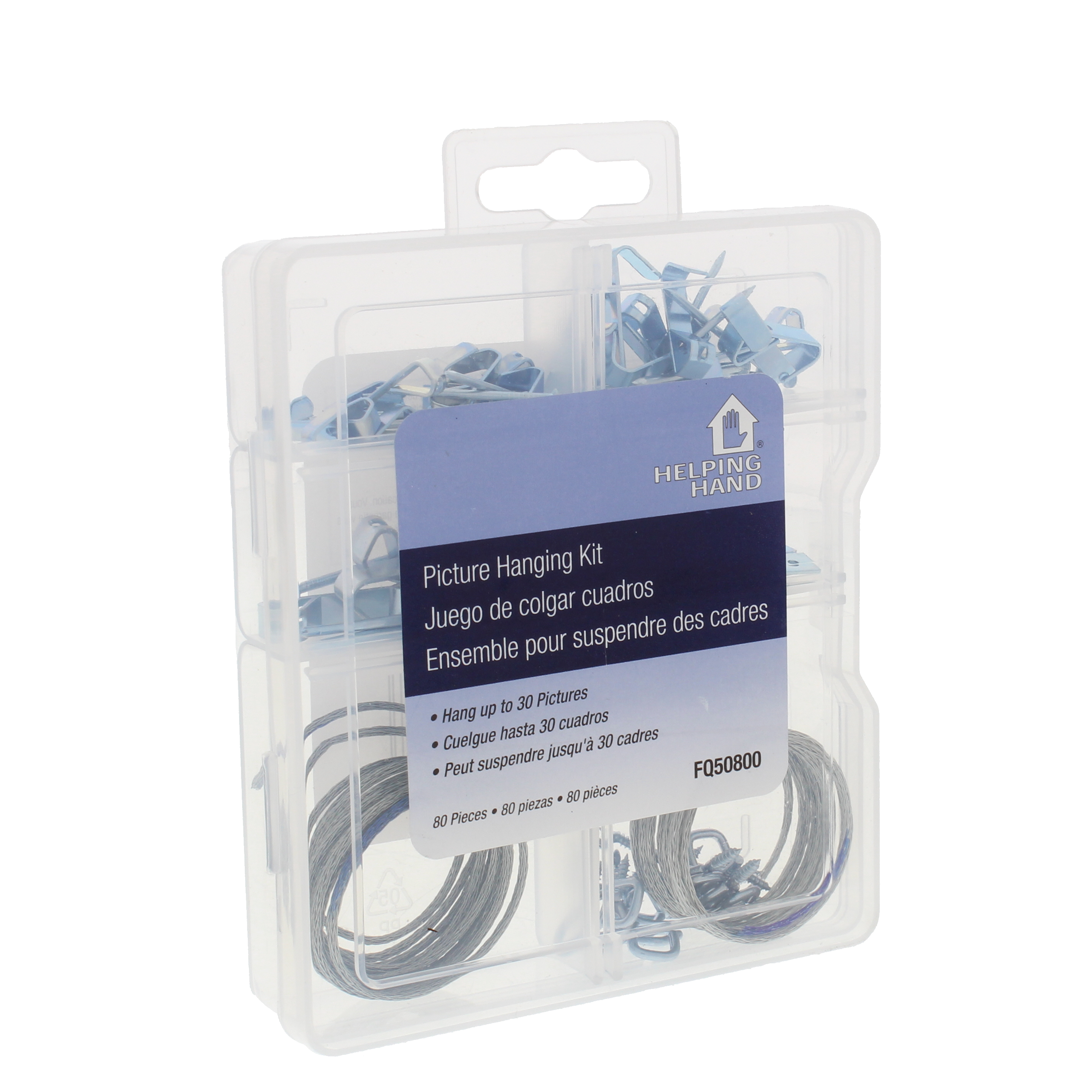 Helping Hand Picture Hanging Kit, 80 ct